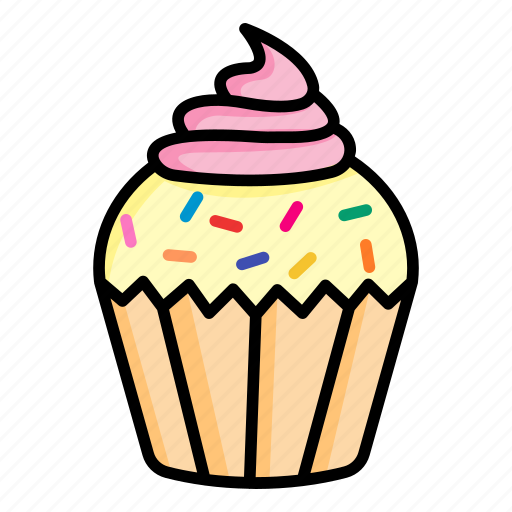 Cake, cupcake, desert, food, muffin, pastry, sweet icon - Download on Iconfinder