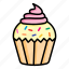 cake, cupcake, desert, food, muffin, pastry, sweet 