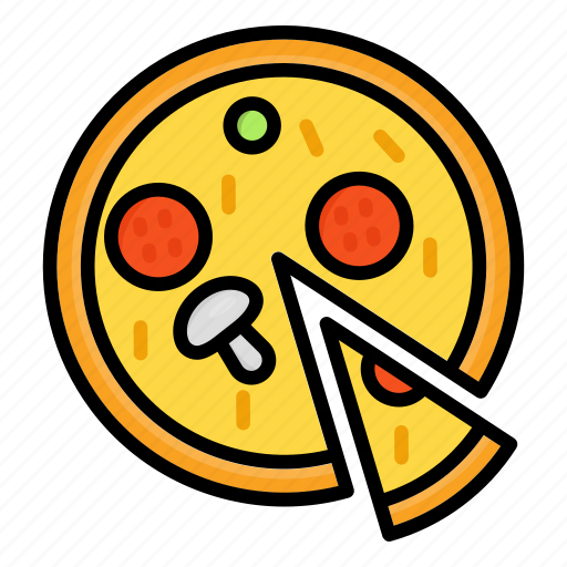 Food, italian, piece, pizza, slice, snack icon - Download on Iconfinder