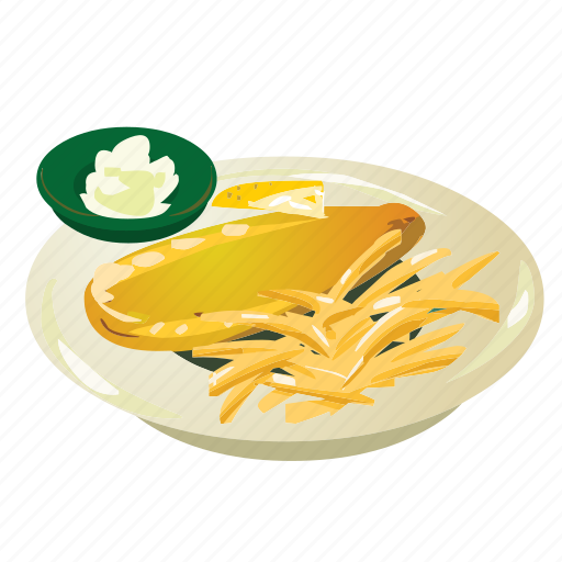 Aioli, chips, fast food, fish, take out, takeaways icon - Download on Iconfinder