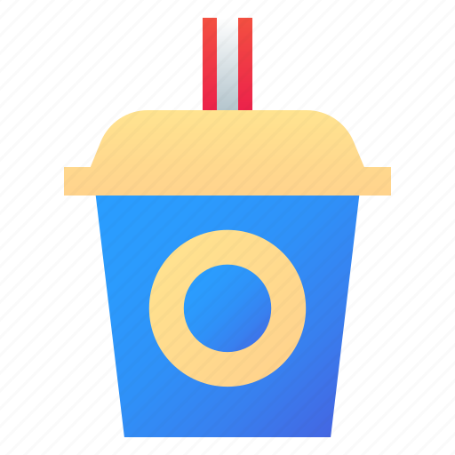 Cup, drink, milkshake, straw icon - Download on Iconfinder