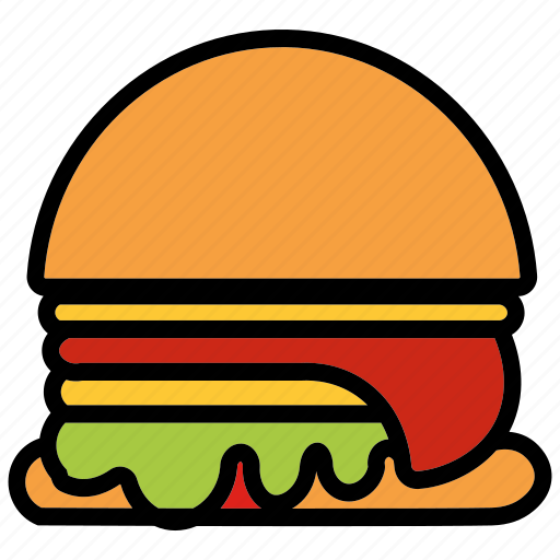 Burger, hamburger, cheeseburger, fast food, burger icon icon - Download on Iconfinder