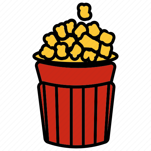 Popcorn, entertainment, food, movie, popcorn icon icon - Download on Iconfinder
