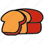 bakery, bread, breakfast icon 