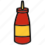 catsup, ketchup, food, eat, ketchup bottle icon 
