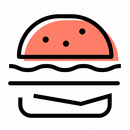 Hamburger, burger, sandwich, fast food icon - Download on Iconfinder