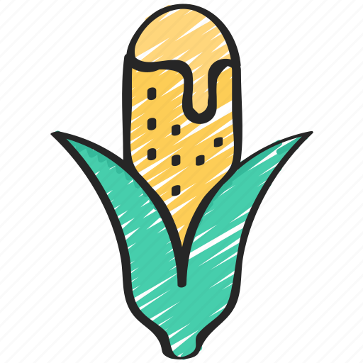 Cob, corn, eating, fast food, on, take away, the icon - Download on Iconfinder