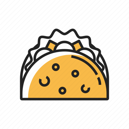 Fast food, food, mexican, snack, taco, tacos, tortilla icon - Download on Iconfinder