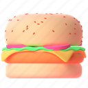 burger, front 