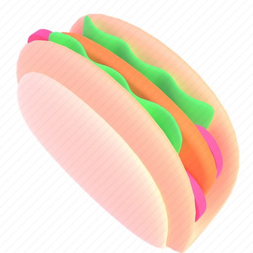 Taco, dynamic 3D illustration - Download on Iconfinder