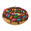 cake, chocolate, dessert, donut, food, icing, pastry