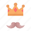 crown, father, king, moustache 