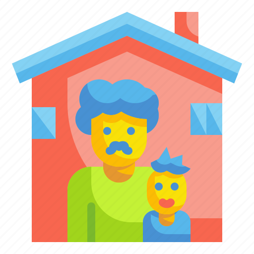 Building, family, father, guesthouse, home, house, stay icon - Download on Iconfinder