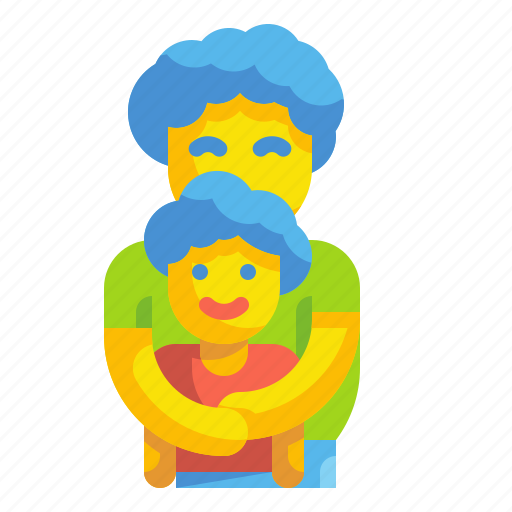Chid, dad, embrace, father, hug, love, son icon - Download on Iconfinder