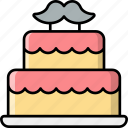 cake, fathers day, celebration, party