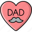 heart, love, fathers day, dad 