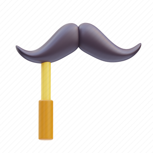 Mustache 3D illustration - Download on Iconfinder