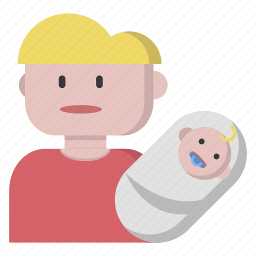 Baby, dad, father, young icon - Download on Iconfinder