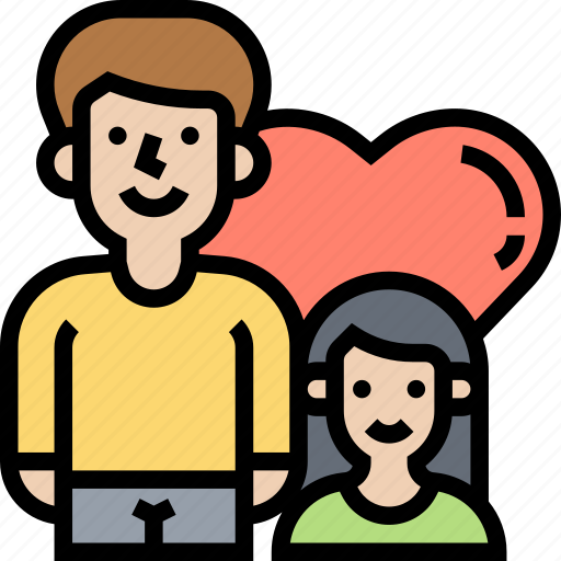 Loyal, father, daughter, love, family icon - Download on Iconfinder