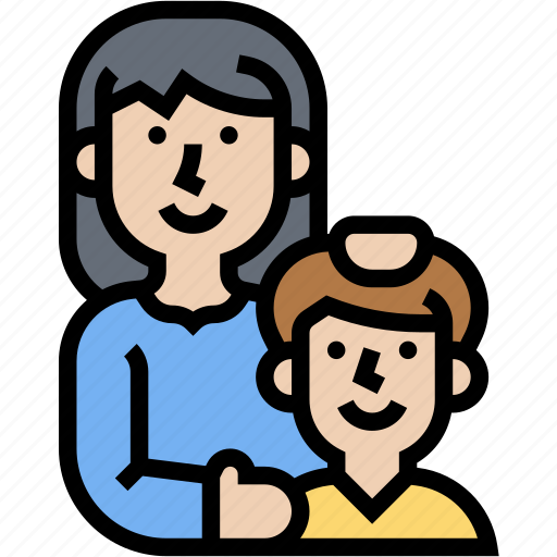 Son, mother, child, family, parent icon - Download on Iconfinder