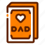 greeting, card, father, daddy, dad, love 