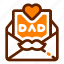 love, letter, father, daddy, dad 