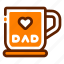 mug, father, daddy, dad, love 