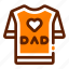 tshirt, father, daddy, dad, love 