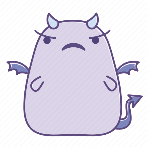 Doubted, fattie, sticker, succubus, uncertain, unhappy, worried icon - Download on Iconfinder