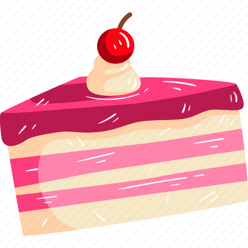 Tart, cake, food, cherry, restaurant, bakery icon - Download on Iconfinder