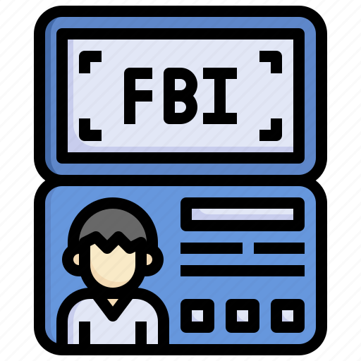 Badge, federal, police, fbi, security icon - Download on Iconfinder