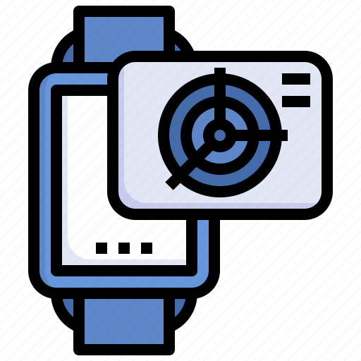 Smartwatch, electronics, device, radar, technology icon - Download on Iconfinder