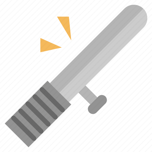 Baton, tonfa, stick, police, weapons icon - Download on Iconfinder