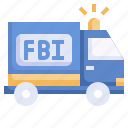 police, van, transportation, fbi, automobile, transport