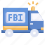 police, van, transportation, fbi, automobile, transport 