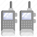 walkie, talkie, radio, frequency, electronics, communications