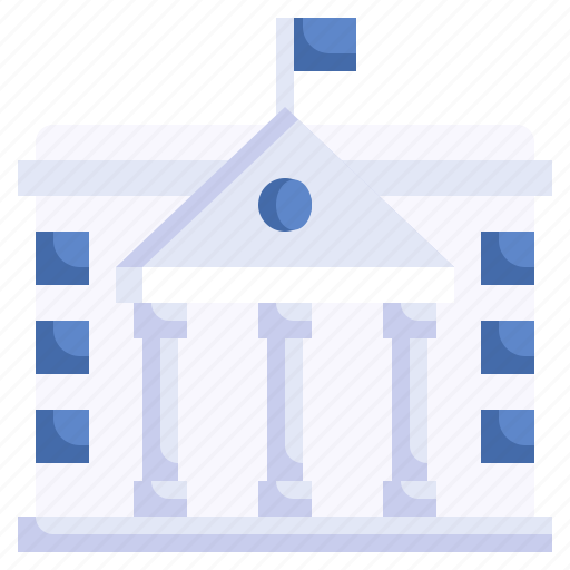 White, house, building, monument, landmark, united, states icon - Download on Iconfinder