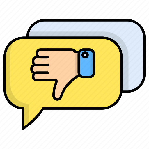 Dislike, down, feedback, thumbs icon - Download on Iconfinder
