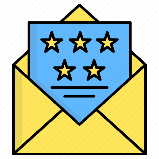 Email, mail, rate, rating, review, star, stars icon - Download on Iconfinder