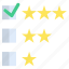 checklist, feedback, rate, rating, star, stars 