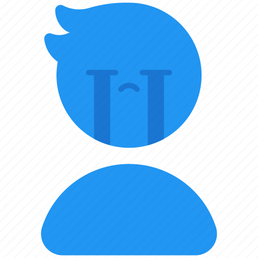 Sad, depression, feeling, emotion, mind, expression, unhappy icon - Download on Iconfinder