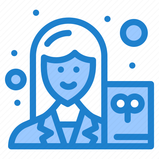 Female, scientist, teacher, writer icon - Download on Iconfinder
