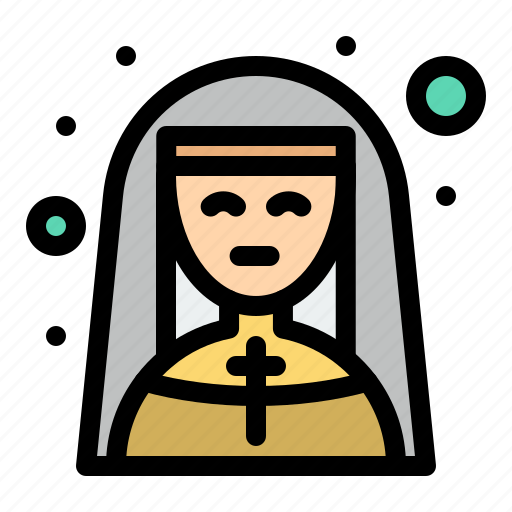 Church, female, mother, nun, profession, superior icon - Download on Iconfinder