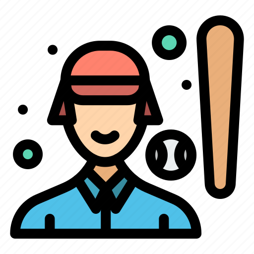 Baseball, female, player, sports, women icon - Download on Iconfinder
