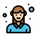avatar, employee, female, woman, worker