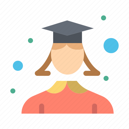 Female, graduation, student, woman icon - Download on Iconfinder