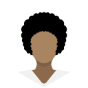 portrait, avatar, afro, female, woman, profile