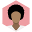 portrait, avatar, afro, female, woman, profile 