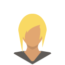 avatar, blonde, female, portrait, profile, sporty, woman