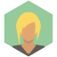 avatar, blonde, female, portrait, profile, sporty, woman 